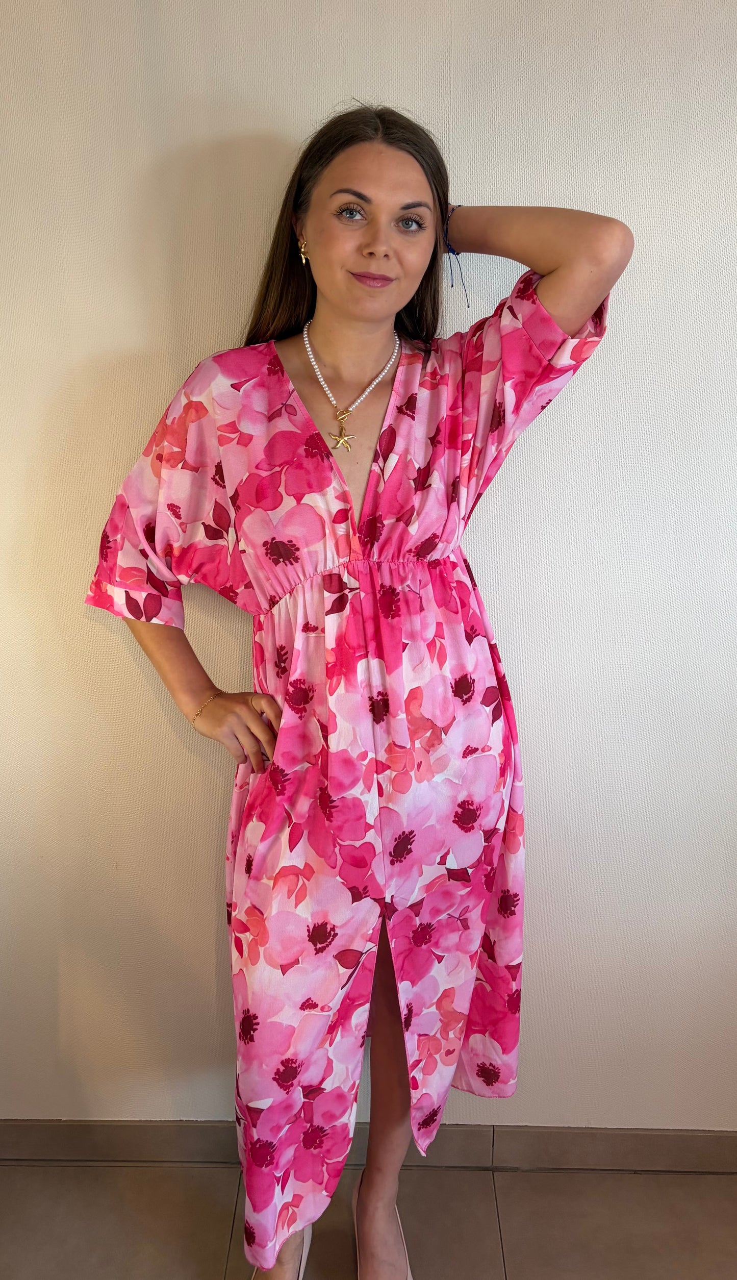 Robe fuchsia