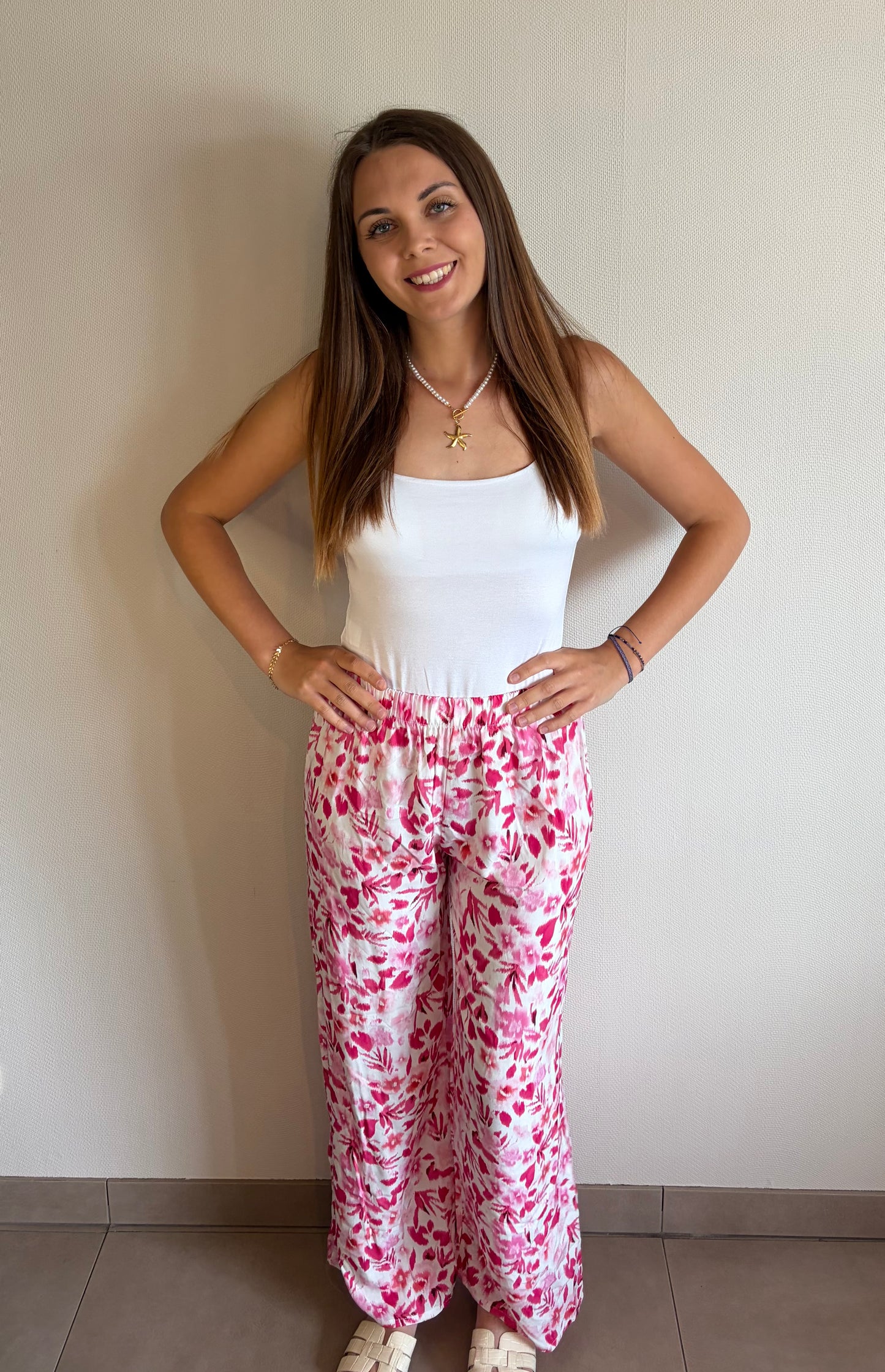 Pantalon fuchsia