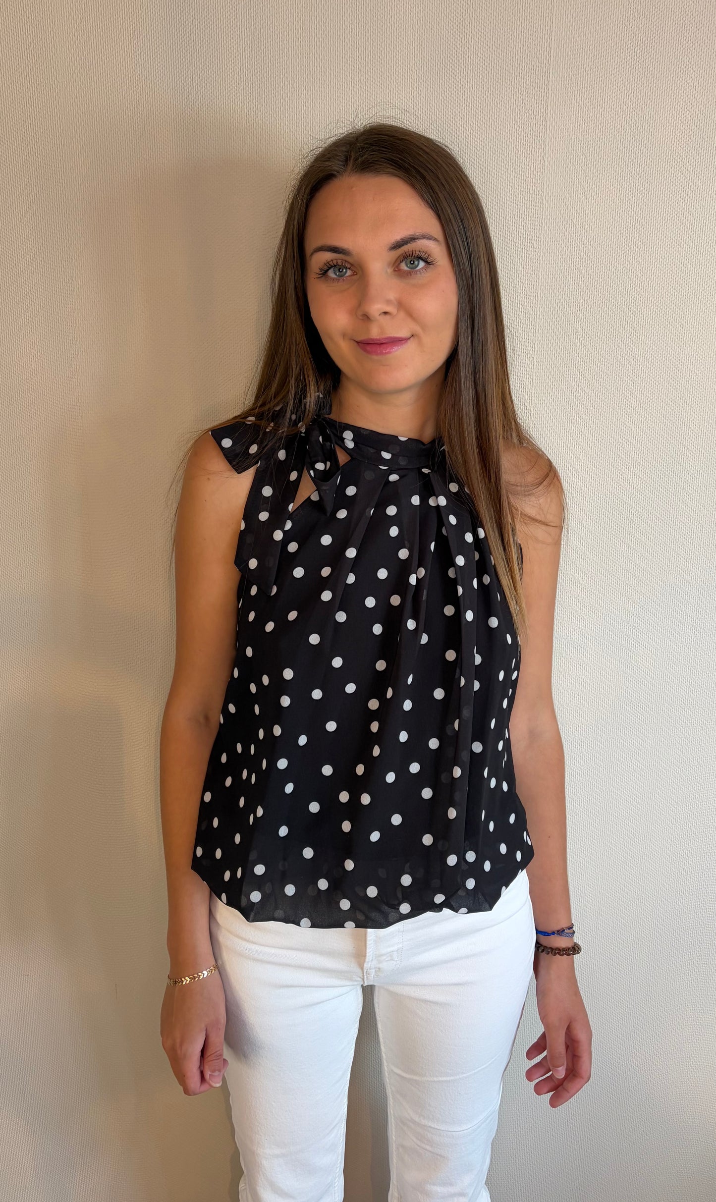 Blouse à pois