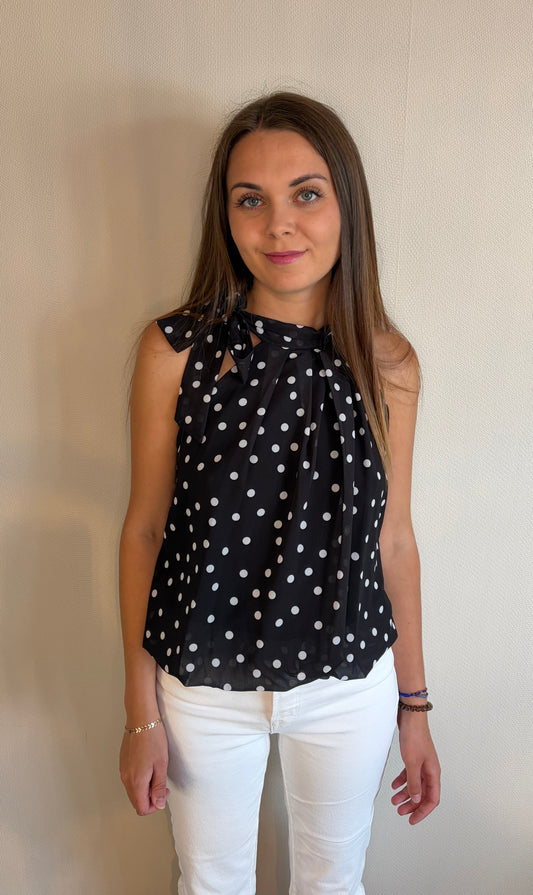 Blouse à pois
