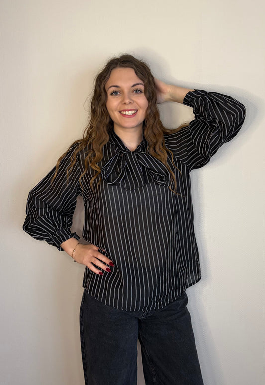 Chemise col lavallière