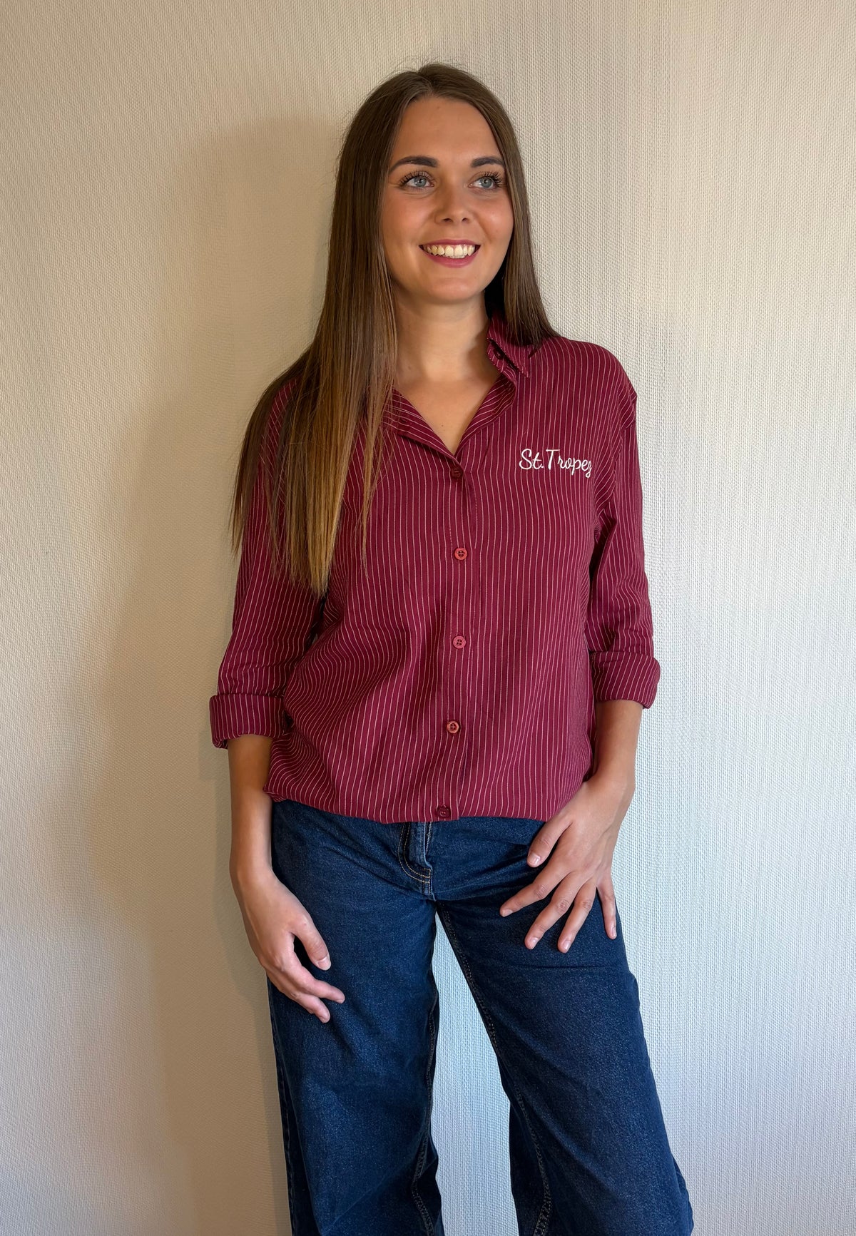 Chemise oversize rayé