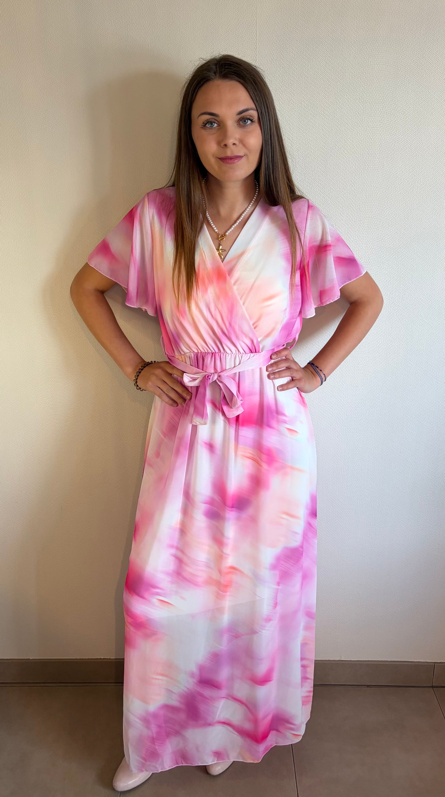 Robe fuchsia