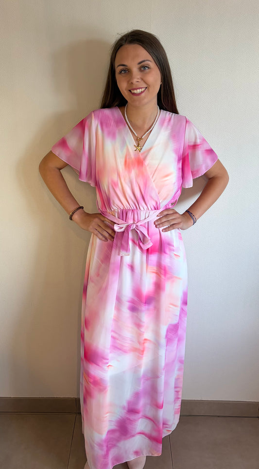 Robe fuchsia