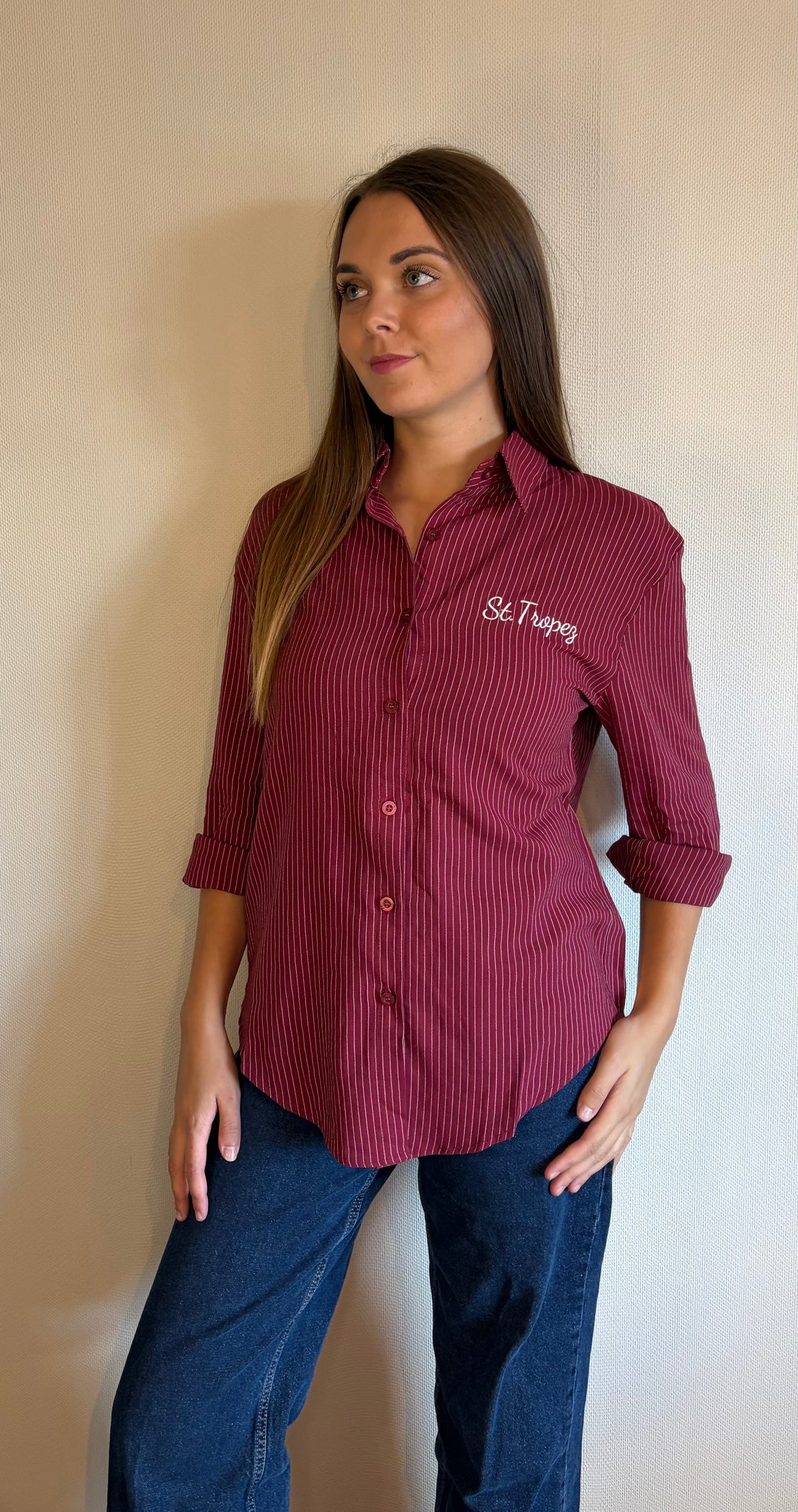 Chemise oversize rayé