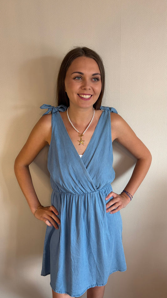 Robe fluide effet jean