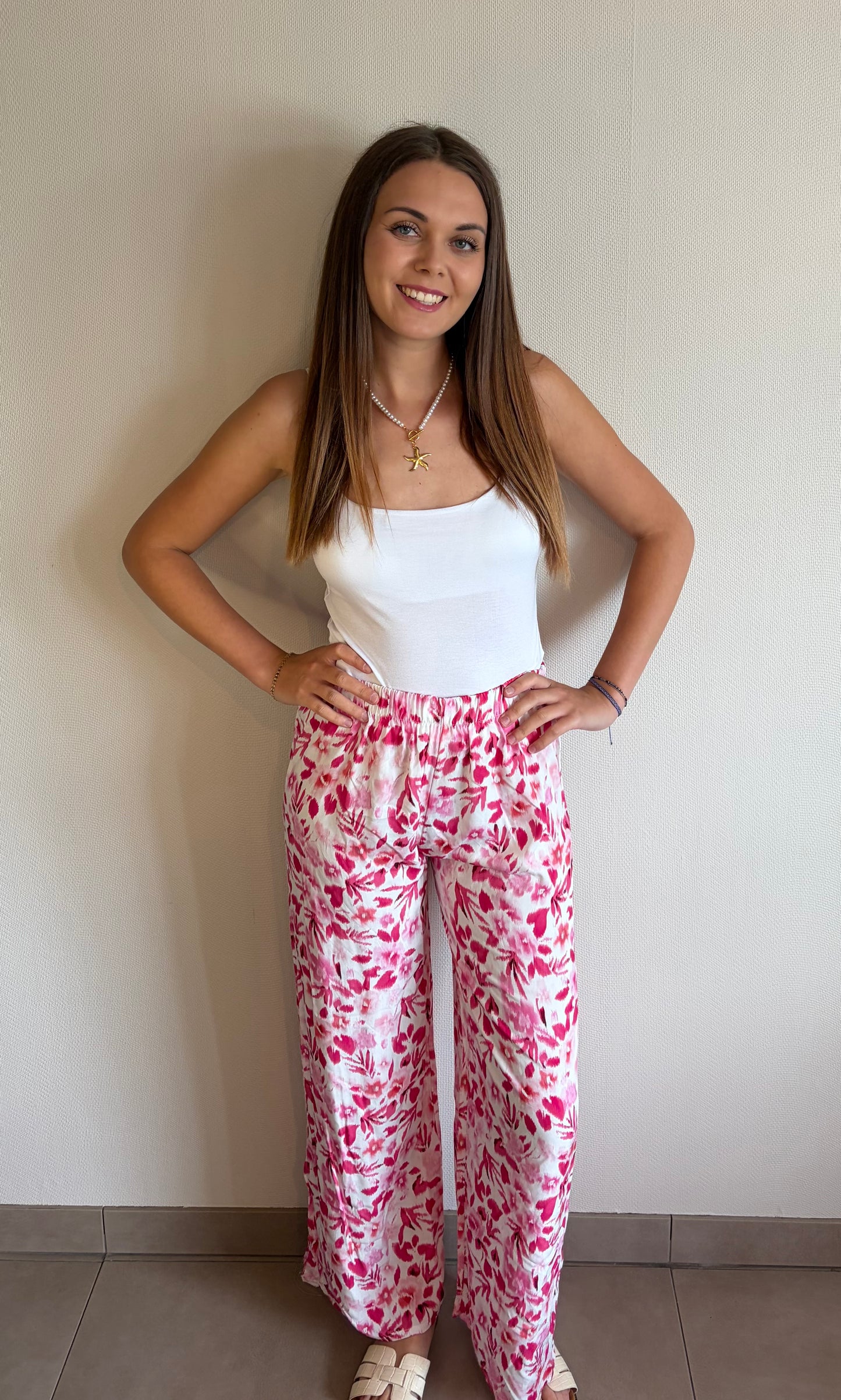 Pantalon fuchsia
