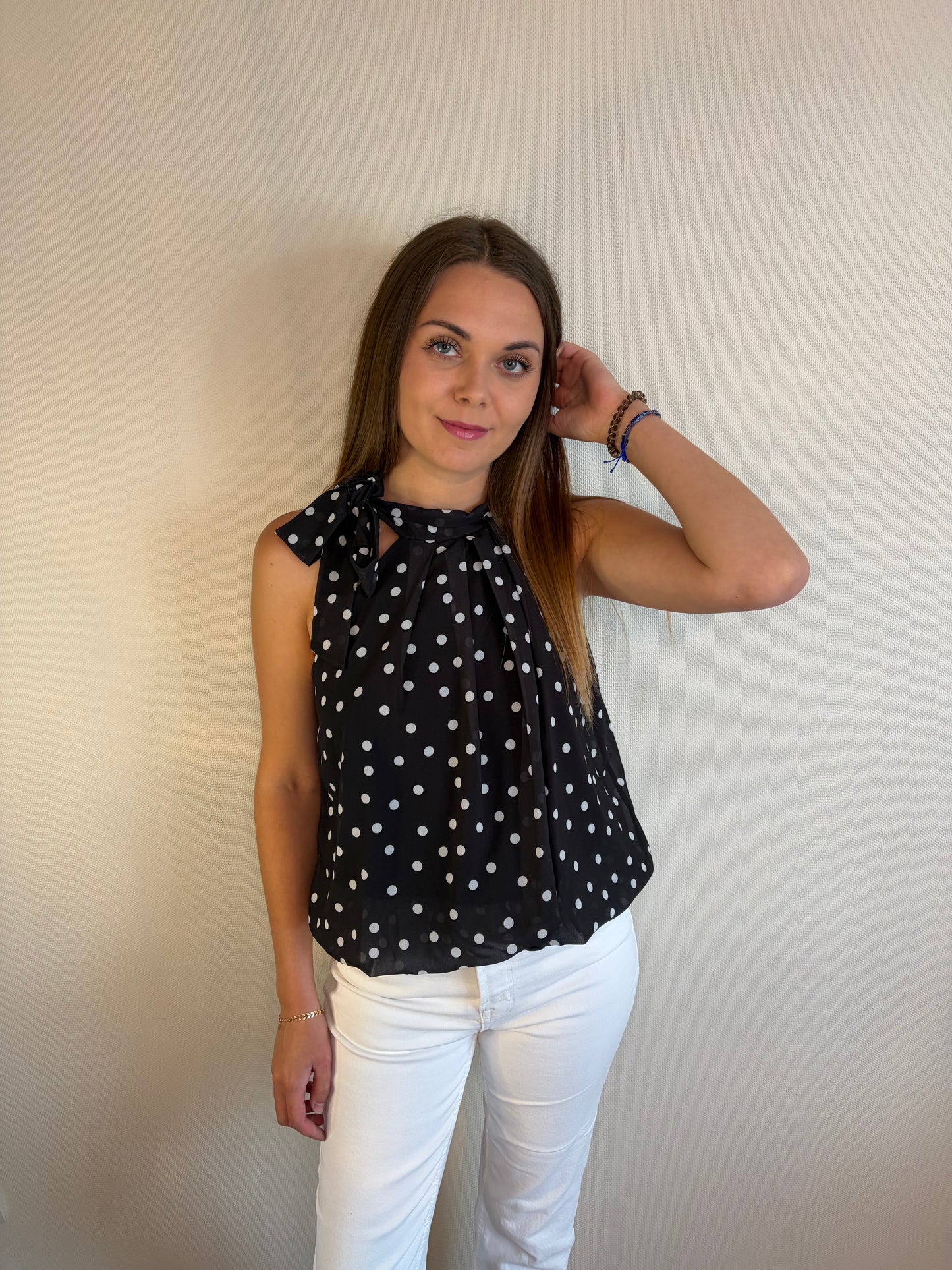 Blouse à pois