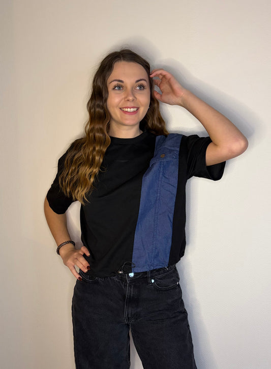 T-Shirt ample avec lien de serrage