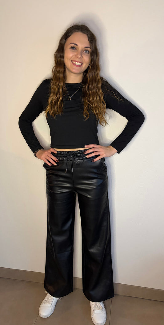 Pantalon Simili Cuir