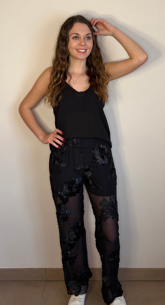 Pantalon en tulle