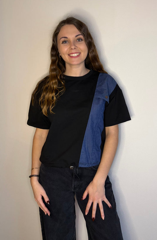 T-Shirt ample avec lien de serrage