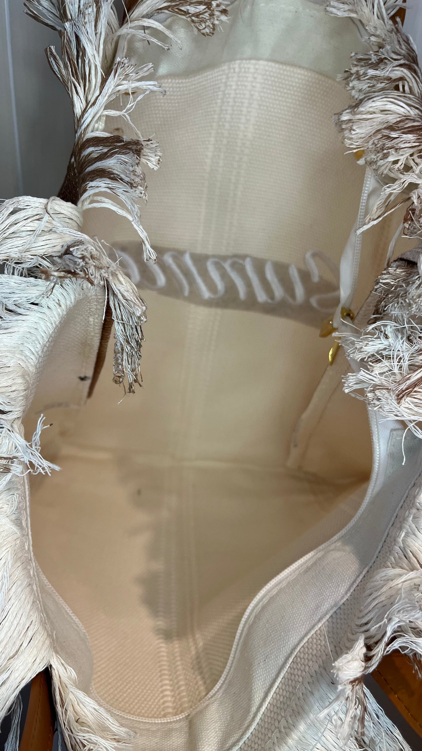 Sac cabas coton tissé dégradé