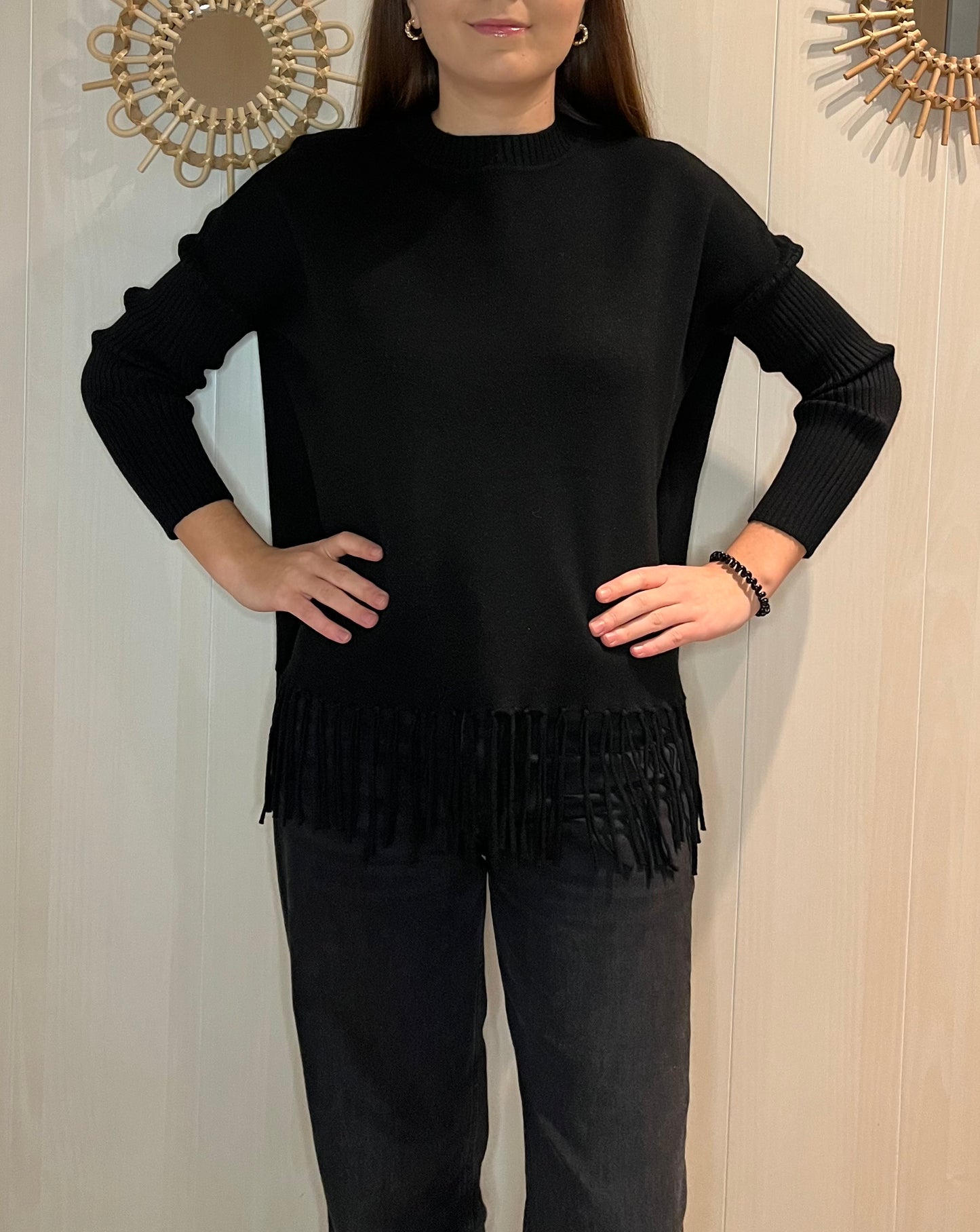Pull à franges
