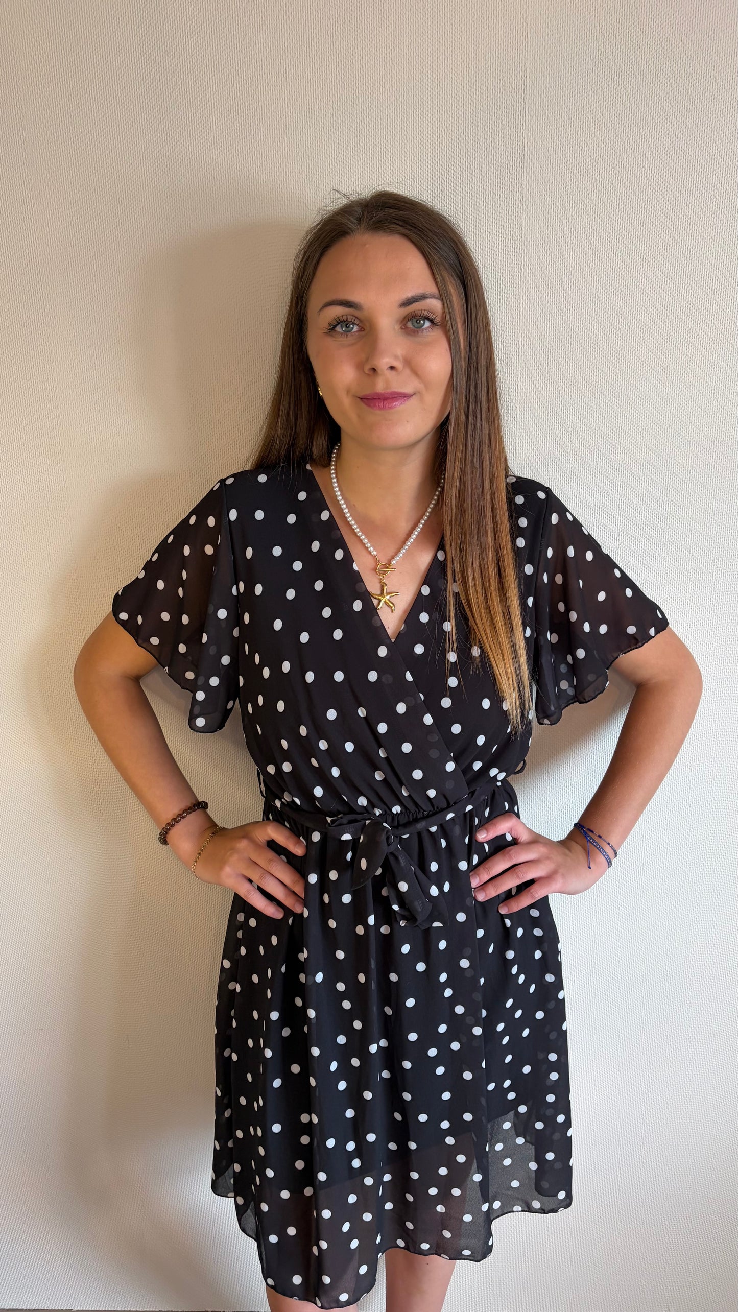 Robe à pois