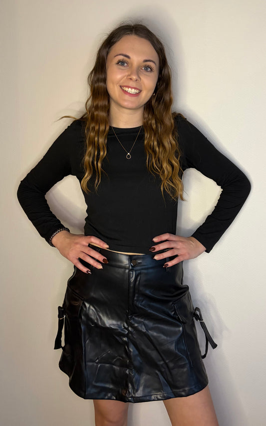 Jupe Short Cargo Noir