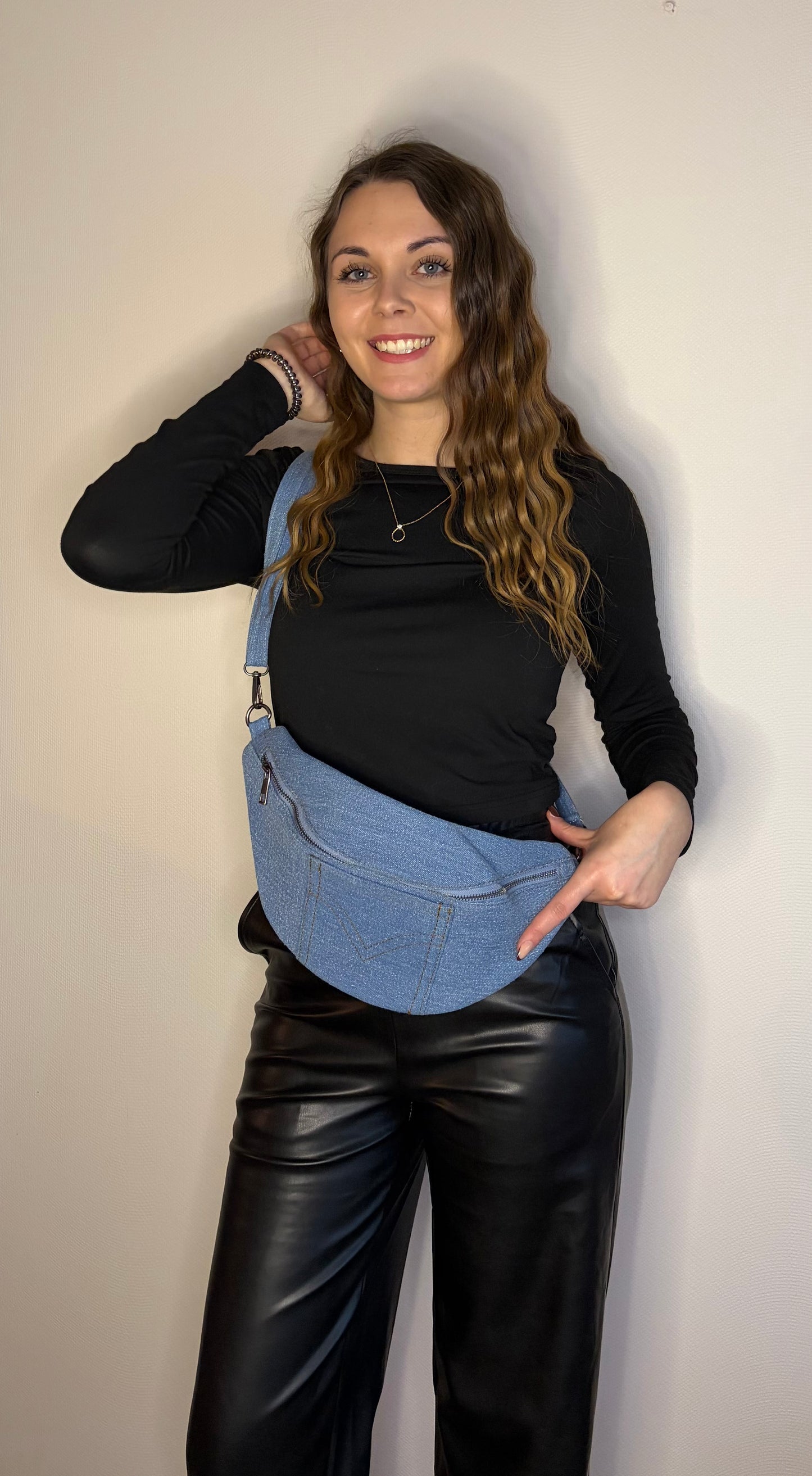 Sac banane jeans cotton