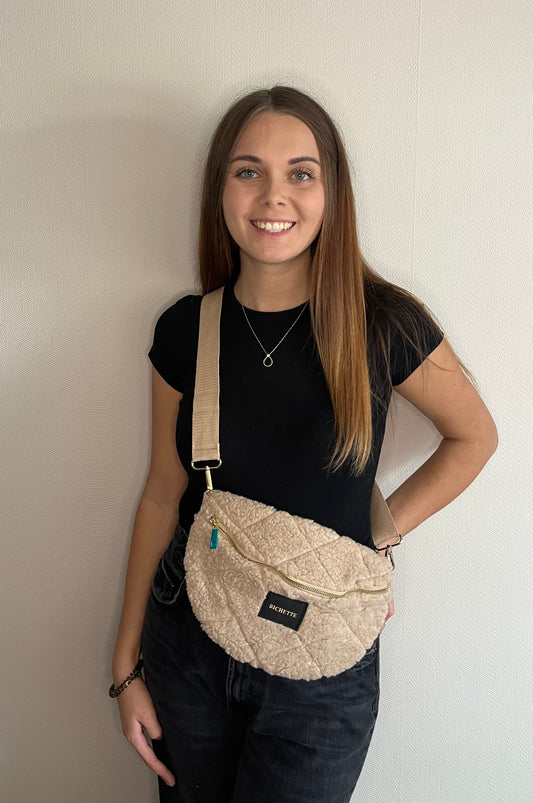 Sac banane bichette champagne