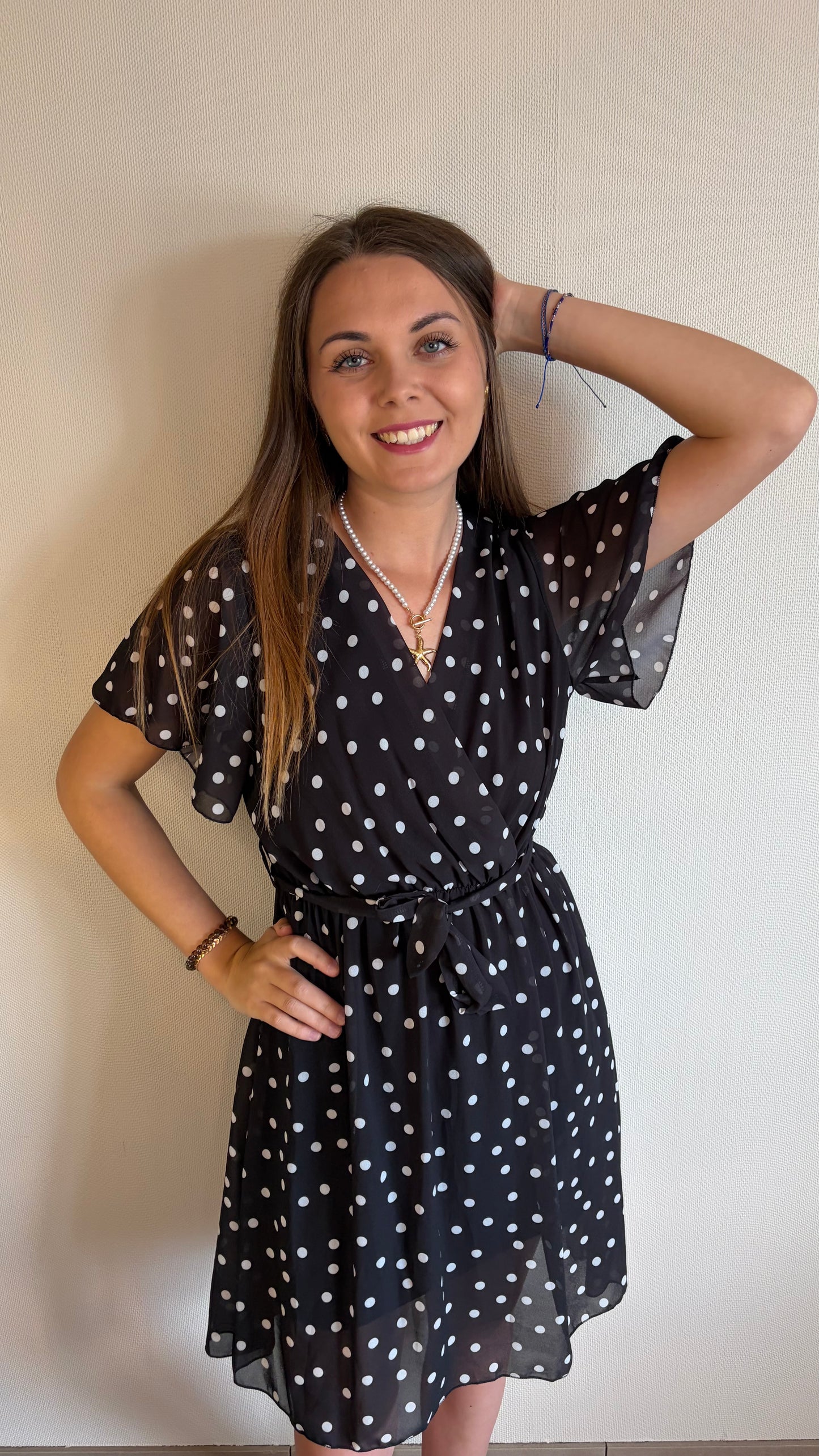 Robe à pois
