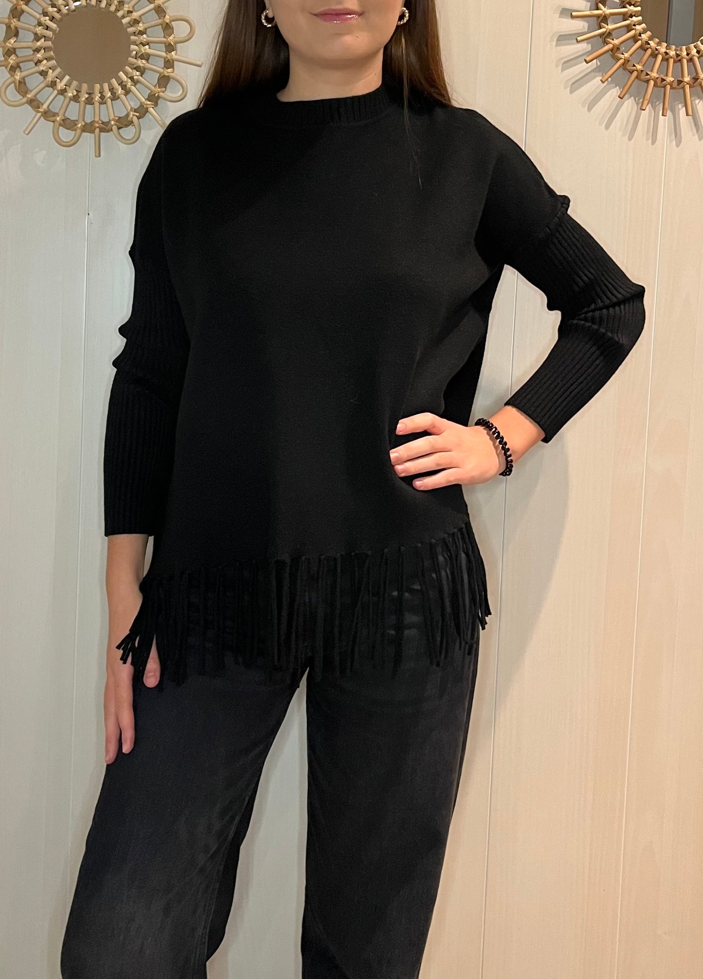 Pull à franges