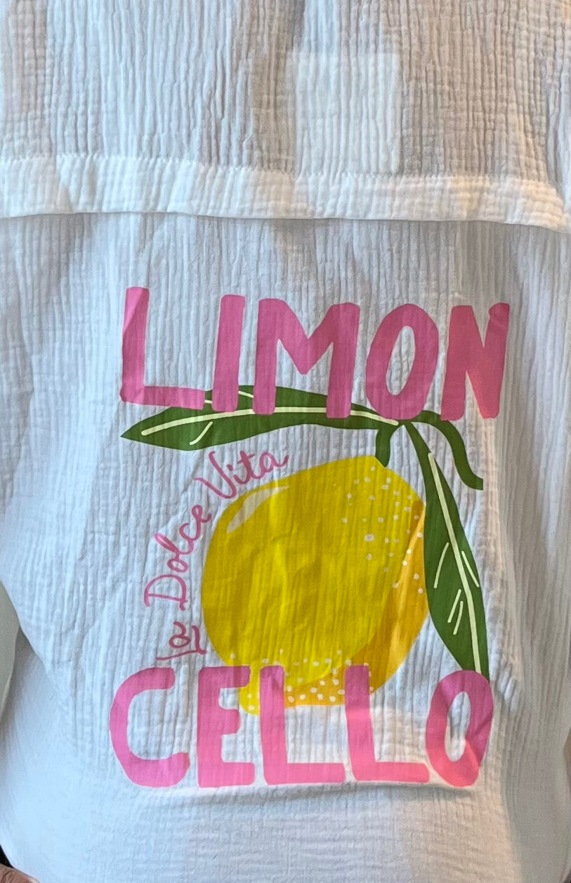 Chemise gaze de coton Limoncello