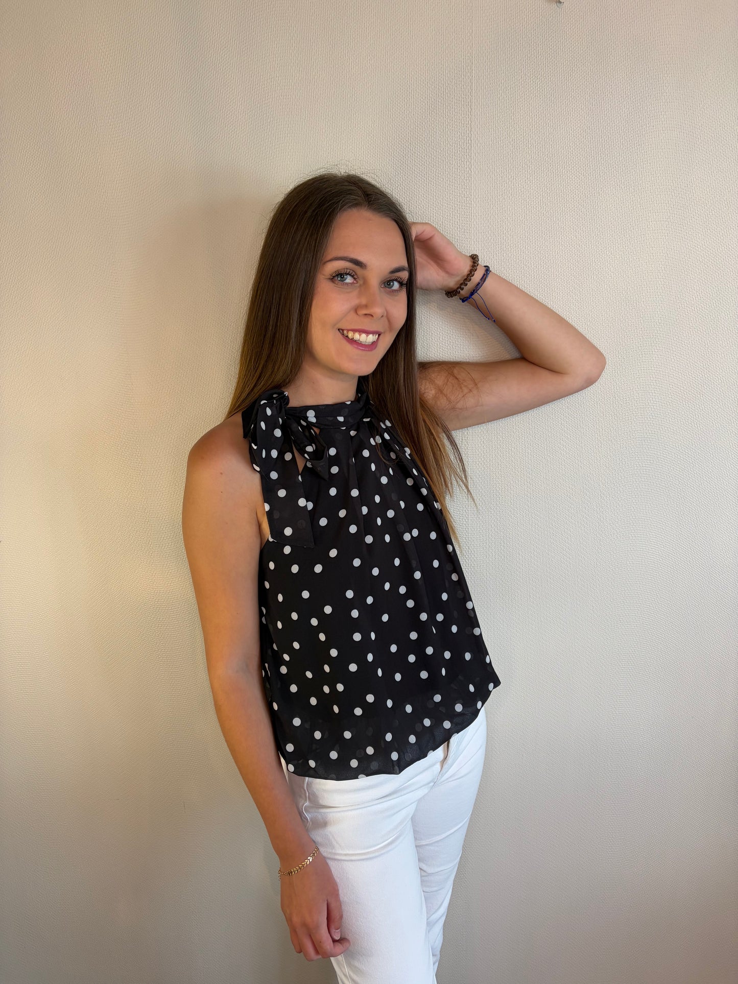 Blouse à pois